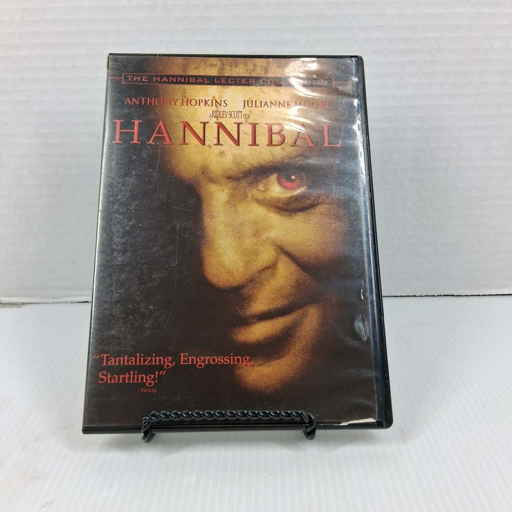 Hannibal DVD 2001 Anthony Hopkins Julianne Moore Ridley Scott Thriller Movie